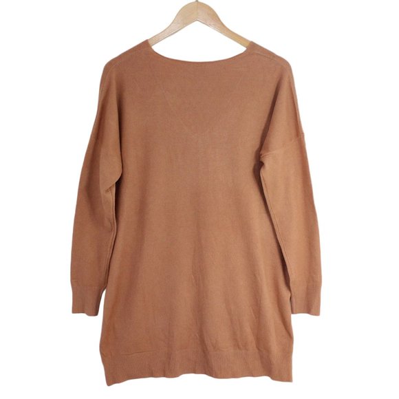 ZENANA vNeck Oversize Knit Viscose Blend Long Sleeve Top - Small - NWOT - Picture 2 of 3